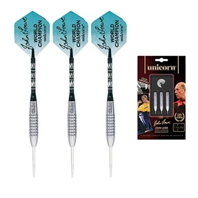 Abbildung von Unicorn World Champion Ambassador Natural John Lowe Steel Dart, 90% Tungsten, 23g