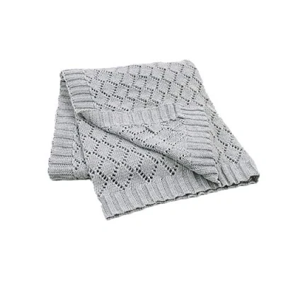 Abbildung von Strickdecke Babydecke Kuscheldecke, Odot Kinderwagen im Freien Kinderdecke Krabbeldecke Perfekt für Mädchen und Jungen Babys (80x100cm,Grau)