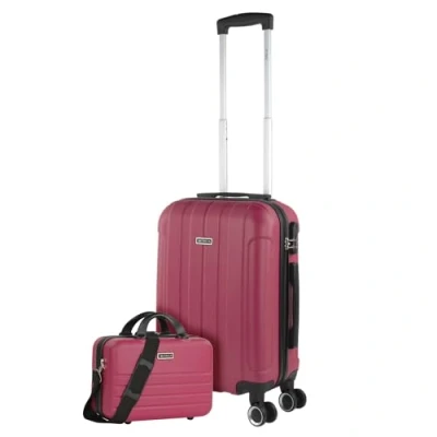 Abbildung von ITACA Gepäck Sets, Reisekoffer, Reisekoffer Set, Kofferset, Hartschalenkoffer, Trolley Luggage Große Auswahl an Koffer &amp; Trolleys für jede Reise! 771115B, Erdbeere