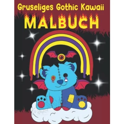 Abbildung von Gruseliges Gothic Kawaii Malbuch: Pastell Horror Ausmalbuch für Erwachsene, Jugendlische und Kinder