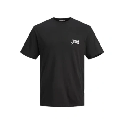 Abbildung von JACK&amp;JONES Herren JORARUBA AOP BACK Tee SS CREW T Shirt, Black, XL