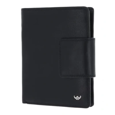 Abbildung von Golden Head Polo RFID Protect Billfold Coin Wallet with Snap Closure Black