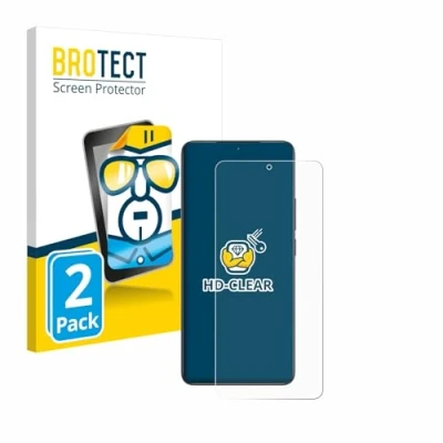 Abbildung von BROTECT (2 Stück Schutzfolie für Xiaomi Poco F6 Pro Displayschutz Folie Ultra Klar