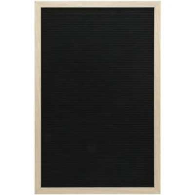 Abbildung von Securit® bogstavtavle til væg teakramme 40x60 cm