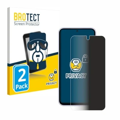 Abbildung von BROTECT (2 Stück Anti Spy Blickschutzfolie für Samsung Galaxy A54 5G Privacy Screen Protector [Displayschutz Folie, Sichtschutz, Blaulichtfilter]