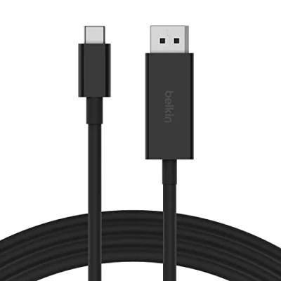 Abbildung von Belkin USB C auf DisplayPort 1.4 Kabel, 2m Video (200 cm)