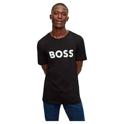 Abbildung von BOSS Tshirt print, Herren, Größe: Medium, Black