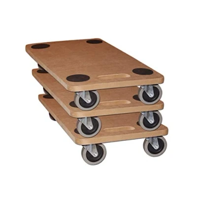 Abbildung von BigDean Transportroller 3x Möbelroller 250kg Rollbrett MDF, (3 St)