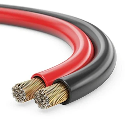 Abbildung von Sonero S SC2075RB 100 Meter 2x0,75mm² CCA Lautsprecherkabel / Boxenkabel, Farbe: rot/schwarz