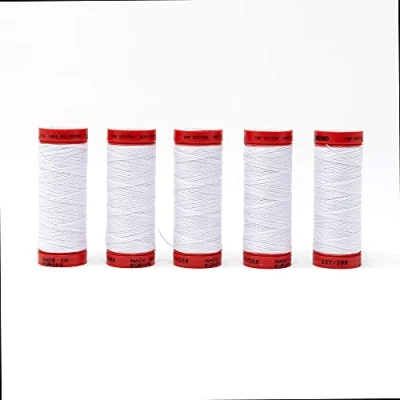 Abbildung von Korbond Oberstich, Polyester, Weiß, 150 m