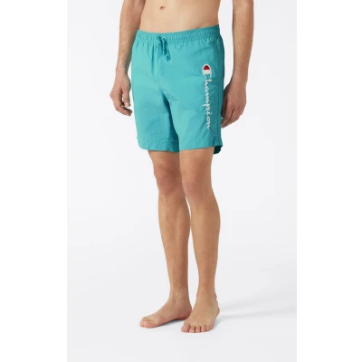 Abbildung von Champion Bermuda Length Badeshorts, Herren, Größe: Medium, Aquablue