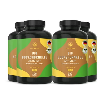 Abbildung von Bio Bockshornklee 1440 Kapseln Vegan TRUE NATURE 4x360 St