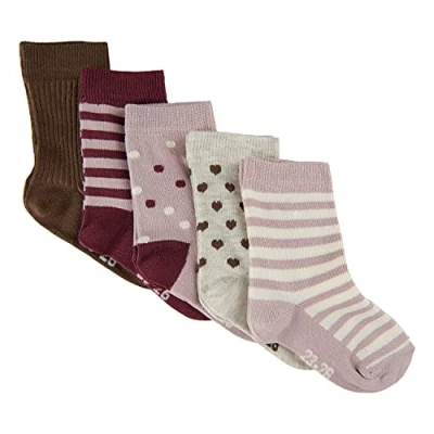 Abbildung von MINYMO Unisex with Pattern (5 Pack) Socken, Rose Smoke, 19/22