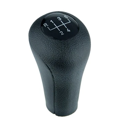 Abbildung von L &amp; P Car Design L&amp;P A276 6 Schaltknauf Knauf Schalthebel Hebel Schwarz 5 Gang kompatibel mit BMW 3er e36 e46 e90 e91 e92 e93 5er e39 e60 e61 X3 e83 Schaltknopf Plug Play Ersatzteil für OEM