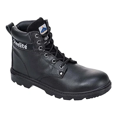 Abbildung von Portwest Steelite Thor Sicherheitsstiefel S3, Größe: 42, Farbe: Schwarz, FW11BKR42