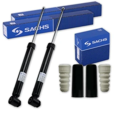 Abbildung von 2x SACHS Gasdruck Stoßdämpfer + Protection Kit hinten für A6 C6 4F 4F2 4F5
