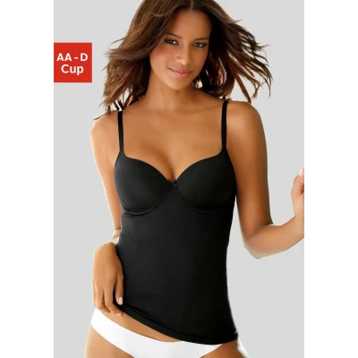 Abbildung von Lascana Balconette BH, Damen, Größe: 70C, Schwarz