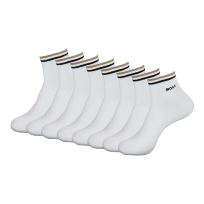 Abbildung von BOSS 2P SH Stripe CC Socken, Herren, Größe: 43 46, Whitezero