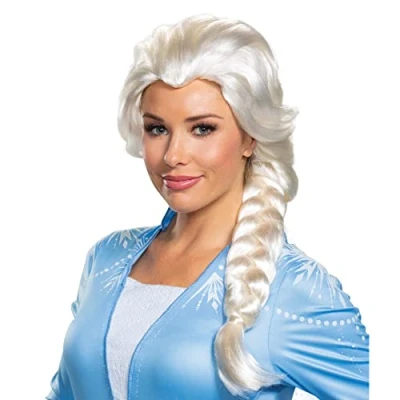 Abbildung von Disguise Women&#039;s Disney Elsa Frozen 2 Wig, Blonde, One Size Adult