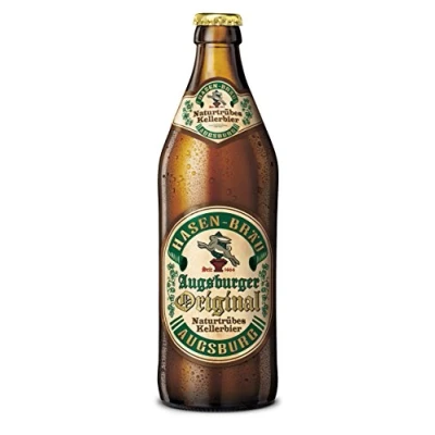 Abbildung von 20 Flaschen Orginal Augsburger Hasen Bräu Naturtrübes Keller Bier inc. 1.60 MEHRWEG Pfand