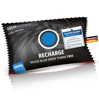 Abbildung von Smart Planet Luftentfeuchter Auto 1kg Wiederverwendbar mit Feuchtigkeitsanzeige,