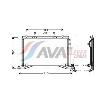 Abbildung von Kondensator, Klimaanlage AVA COOLING MS5222