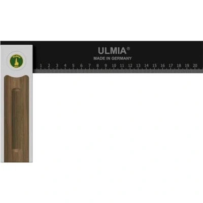 Abbildung von ULMIA Präzisions Tischlerwinkel Alu Line 250 mm Messgenauigkeit ± 0,02
