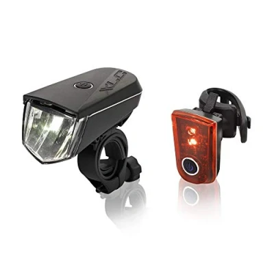 Abbildung von XLC Unisex Erwachsene CL S19 Batterie Scheinwerfer Set Sirius B40, Schwarz, Unisize