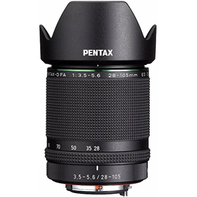 Abbildung von Pentax D FA 28 105mm HD F3.5 5.6 ED DC WR Objektiv schwarz