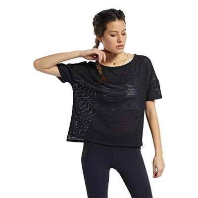 Abbildung von Reebok Damen TS PERF Tee Unterhemd, Weiß (porcel), L