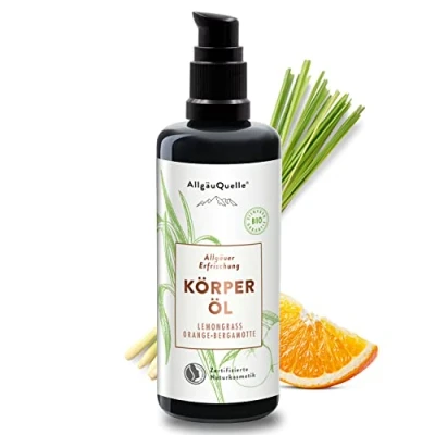 Abbildung von Allgäuquelle Körperöl, mit Lemongrass, Orange und Bergamotte