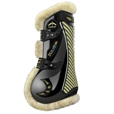 Abbildung von Veredus Sehnenschutz Kevlar Gel Save the Sheep Front Schwarz M