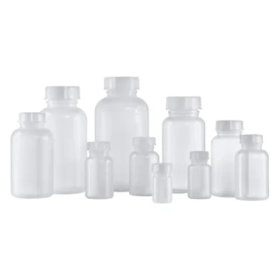 Abbildung von Kautex Serie 303 LDPE Weithalsflasche mit Verschluss, 2000mL Kapazität, Natur