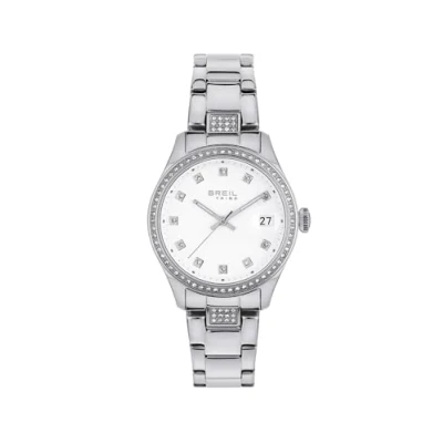 Abbildung von Breil Classic Elegance Uhr, Damen, Größe: One Size, White grey
