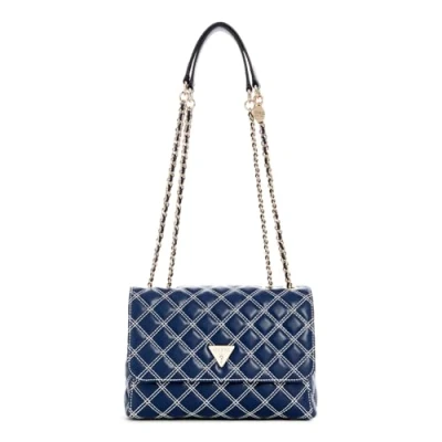 Abbildung von Guess Cruise VIBE FLAP Umhängetasche, Damen, Größe: One Size, Navy/white