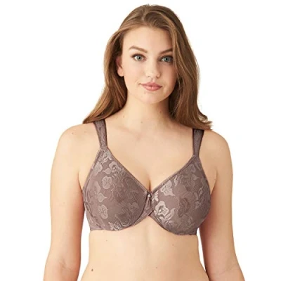 Abbildung von Wacoal Damen Awareness Full Figure Bügel BH Braun 90C