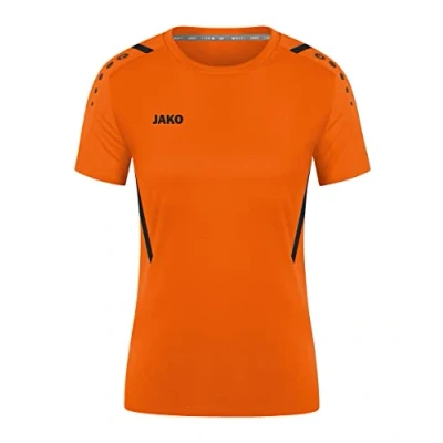 Abbildung von JAKO Damen Trøje udfordring Trikot Challenge, Neonorange/Schwarz, 40 EU