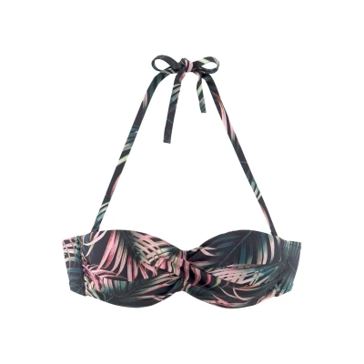 Abbildung von LASCANA Bügel Bandeau Bikini Top &quot;Reese&quot;, im Palmendesign