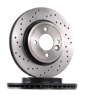 Abbildung von BREMBO XTRA LINE 09.8655.1X Bremsscheibe 276 22 4 gelocht/innenbel. beschichtet hochgekohlt MINI: Cabrio, Schrägheck