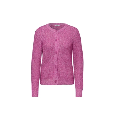Abbildung von Cecil Grobstrick Strickjacke, Damen, Größe: XL, Pink