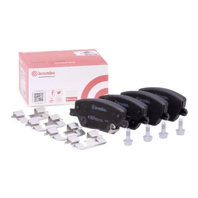 Abbildung von BREMBO P 23 170 Bremsbelagsatz mit akustischer Verschleißwarnung Bremssattelschrauben Zubehör FIAT: Tipo Kombi, Limousine