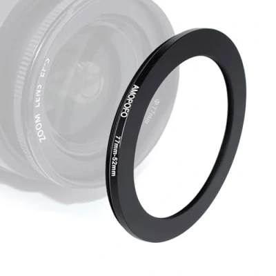 Abbildung von 77mm 52mm Step down Ringe Filteradapter Ring Metall Filter Adapterring von Kamera Objektiv mit Filtergewinde auf Zubehör