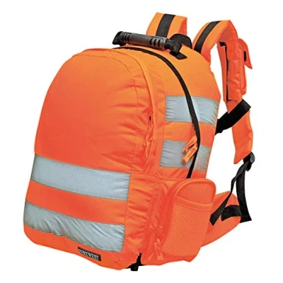 Abbildung von Portwest Schnellverschluss Warnschutz Rucksack, Größe: Einheitsgröße, Farbe: Orange, B904ORR