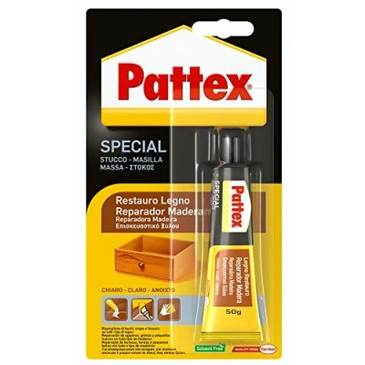 Abbildung von Pattex 1476785 spezielle Wiederherstellung Holz, 50 g, klar