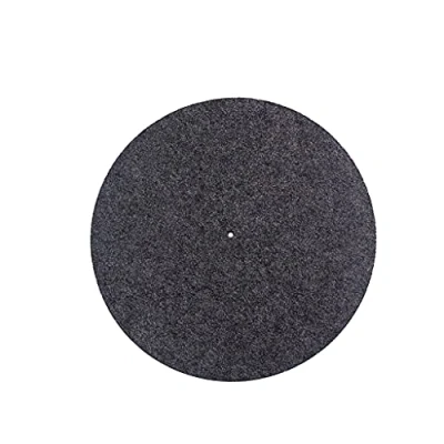 Abbildung von Alnicov 2mm Dicke antistatische Filz Plattenspieler Matte Anti Vibration Audiophile LP Vinyl Grau
