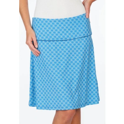 Abbildung von Sorgenfri Sylt Amanda Summer TILE Alinienrock, Damen, Größe: 38, Lapis