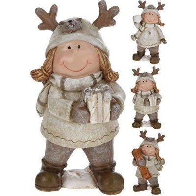Abbildung von Small Preis Winterkinder Schneekinder 12 cm im 3er Set