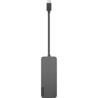 Abbildung von Lenovo USB Verteiler C to 4 Port A Kombi Hub Eisen Grau