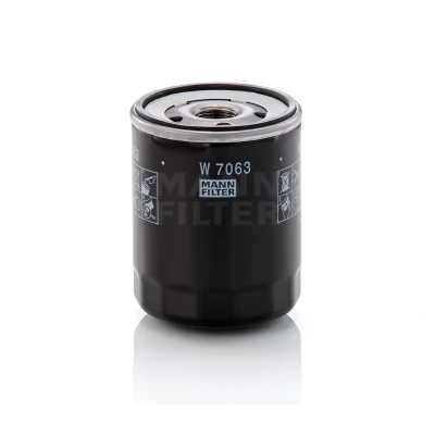 Abbildung von MANN FILTER W 7063 Ölfilter M 20 X 1.5 mit einem Rücklaufsperrventil Anschraubfilter CITROËN: Jumpy III Kastenwagen, Jumper II Pritsche/Fahrgestell