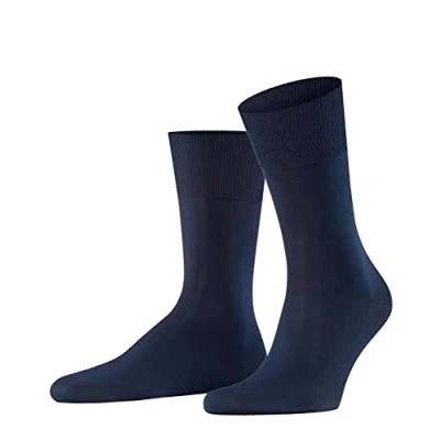 Abbildung von FALKE Herren Socken Firenze M SO Fil d&#039;Écosse Baumwolle einfarbig 1 Paar, Blau (Dark Navy 6370), 45 46